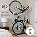 Teraysun 2-in-1 Vertical Bike Stand - Foldable Adjustable Bicycle Rack for Garage & Indoor, Space-Saving Upright Parking, Fits 20