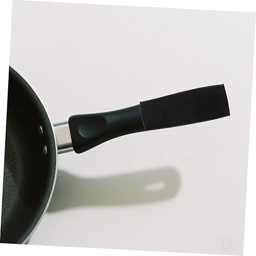 Miniatura 5 de CALLARON 4 fundas para mango de olla, cubierta de mango de hierro fundido, funda de silicona para mango de olla de silicona, soporte de mango