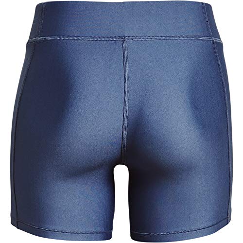 Under Armour HeatGear® Armour® Mid Rise Middy Mineral Azul/Branco MD (EUA 8-10)