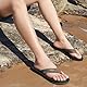 ARRIGO BELLO Flip Flops Herren Zehentrenner Leder badelatschen Sommerschuhe Rutschfest Sandalen Flipflop Größe 41-46 (A Schwarz, 45 EU)