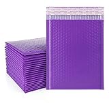 30pcs A5 Enveloppes à Bulles de Protection,16 x 23cm Imperméable Sacs D'expédition Plastique Enveloppe Matelassée Autocollante,Enveloppe D'expédition Bubble pour Emballage et Stockage -Violet