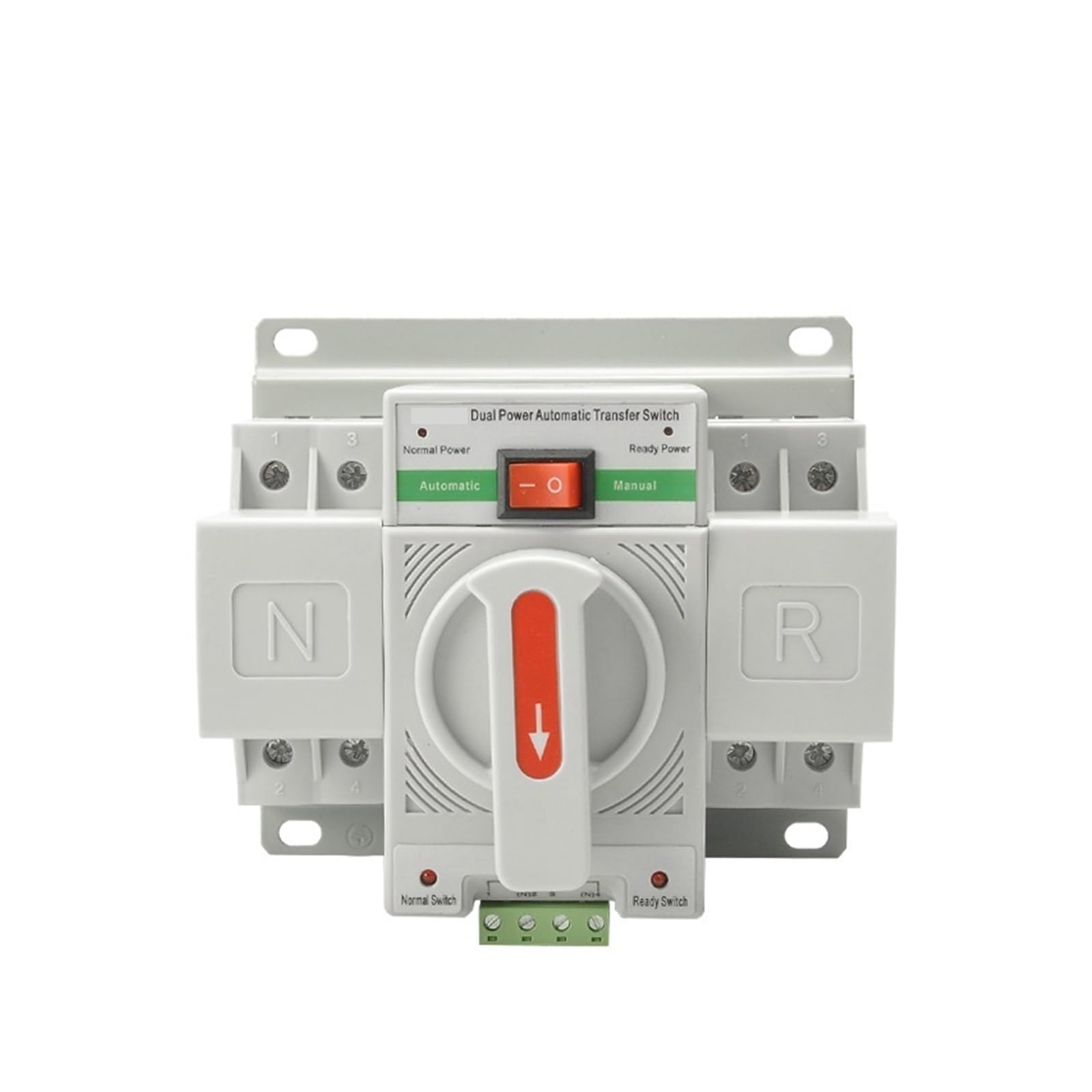 Commutateur de transfert automatique à double puis Din Rail 2P AC Mini ATS double puissance commutateur de transfert automatique commutateurs électriques alimentation ininterrompue 230V 63A ( Size : 2