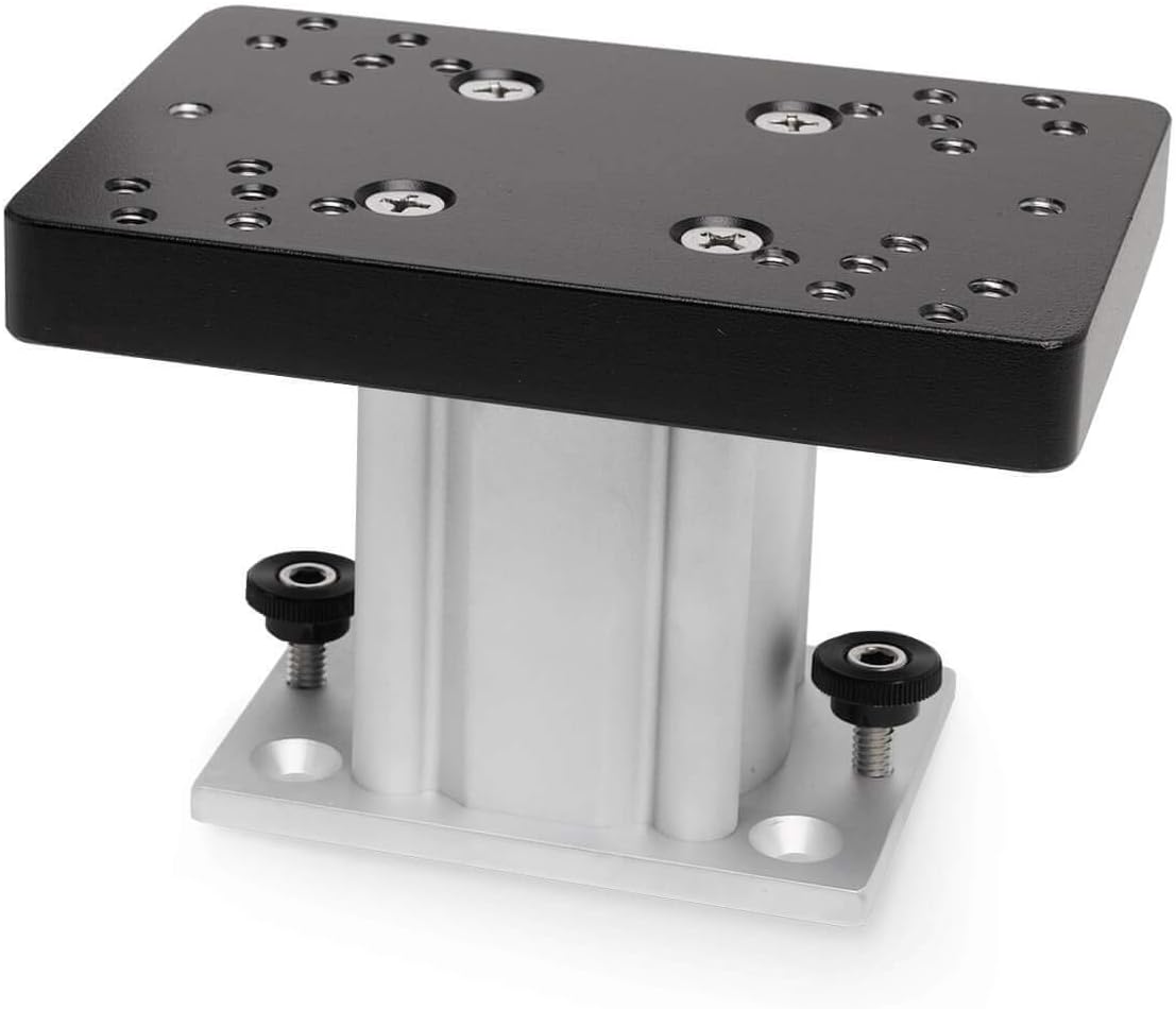 Cannon Aluminum Fixed-Base Pedestal Mount for Downriggers and Boats