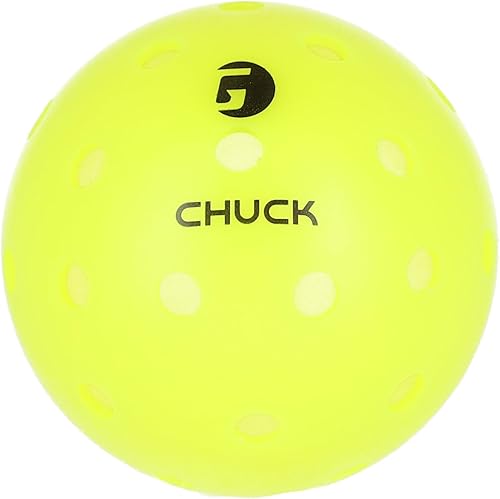 Miniatura 2 de GAMMA Chuck Pickleballs para jugar al aire libre, diseño simétrico de 38 agujeros, bola oficial de DUPR y NPL, aprobada por USAPA para juego de
