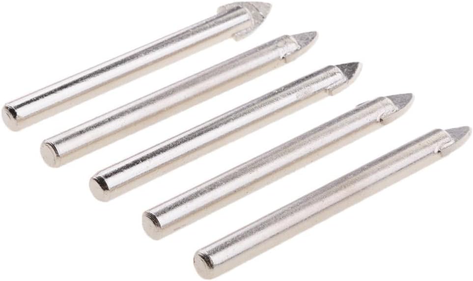 Carbide Shank Drill Bit Set 3-16mm for Marble Glass Tiles | Strong & Wear | Smooth & Accurate Drilling | 5pc Pack - 10mm