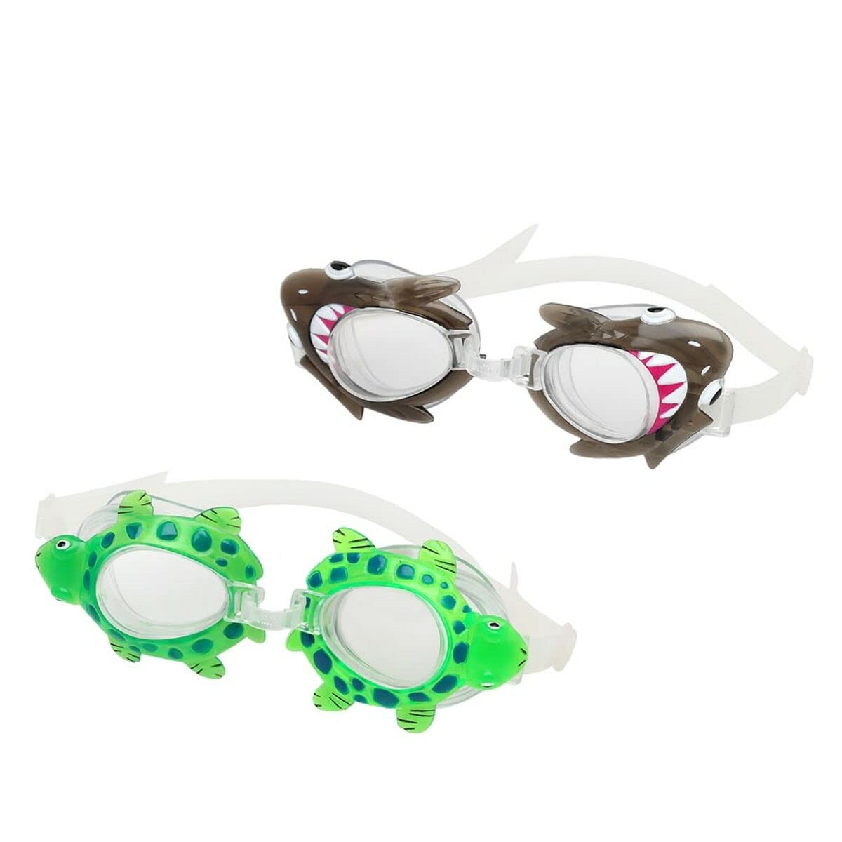 BigBuy Sport Swimming Goggles, Multi-Colour, Standard