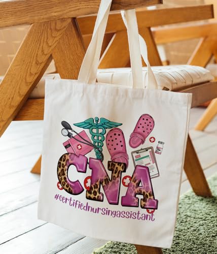 Zeghk Cna Bag, Nursing Tote Bag, Cna Bags and Totes for Work, Cna Essentials for Work, Best Nurse Gifts for Women, Personalized Present Bag