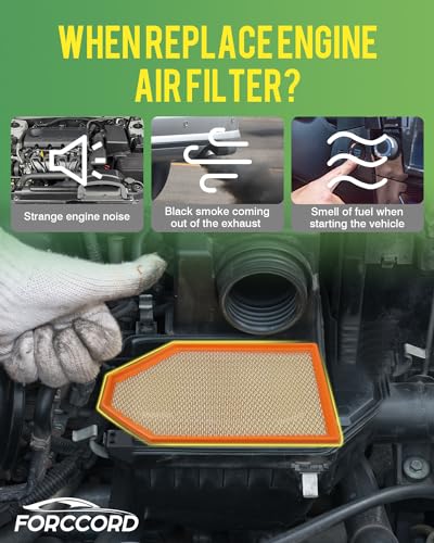 Image of 2-Pack Engine Air Filters for 2011-2020 Dodge Challenger, Dodge Charger | for Chrysler 300 Replace#4861746AA, Engine Filter Replacement Car Accessories