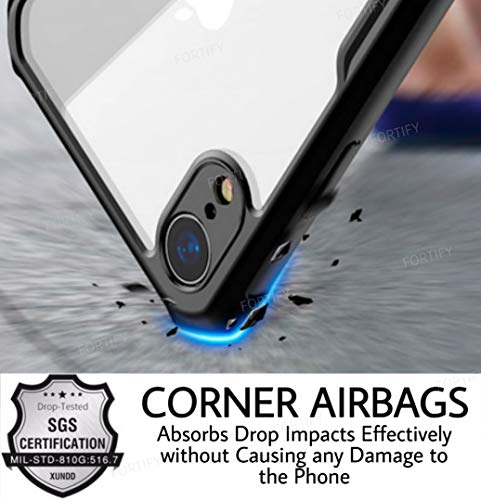 Image of RIGGEAR Xundd Back Cover Case for Samsung Galaxy S20 (Armor|PC and TPU|Black|Clear)