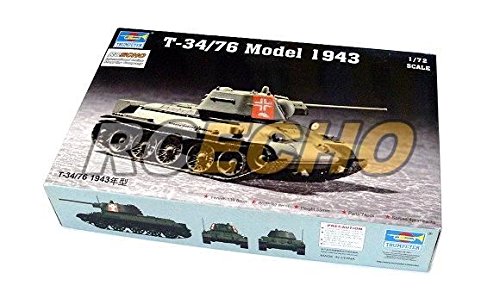Maquette T-34/76 Model 1943 Trumpeter 07208 à l'échelle 1/72
