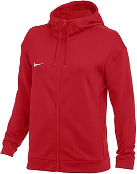 Nike Women's Therma All-Time Full Zip Hoodie | Rib Drawcord