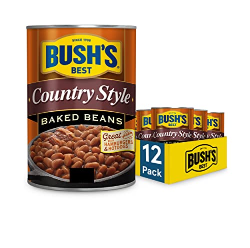 Bush's Best Country Style Baked Beans, 16 oz, (Pack of 12)