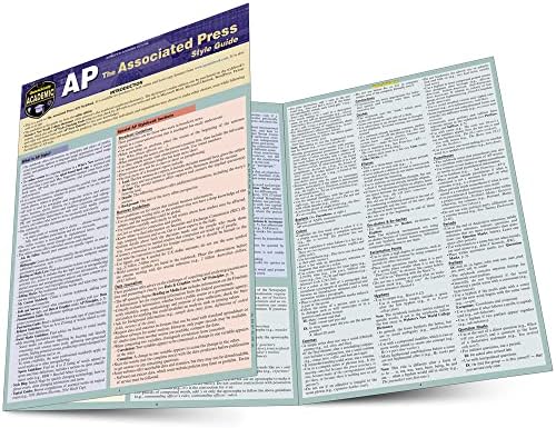 AP - Associated Press Style Guide: a QuickStudy Laminated Reference (Quickstudy Reference Guide)