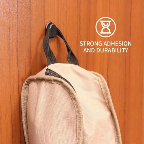 30er Set Mini Auto Haken - Selbstklebende Multifunktionshaken für Armaturenbrett, Ideal für Masken, Schlüssel, USB-Kabel, Kopfhörer - Robust & Platzsparend, Schwarz