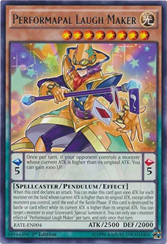 Yu-Gi-Oh! - Performapal Laugh Maker - RATE-EN004 - Rare - 1st Edition