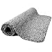 Delxo 24 x 36 Inch Magic Doormat Absorbs Mud Doormat No Odor Durable Anti-Slip Rubber Back Low-Profile Entrance Door Mat Large Cotton Shoe Scraper Pet Mat Machine Washable (Grey 24''x36'')