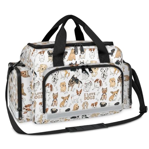 GzLeyigou First Aid Bags Empty, Colorful Multi Puppys Emergency Bag First Aid Kit Multiple Compartment Kit Carrier On Call Trauma Bag For Paramedics Emergency Medical Supplies Kit