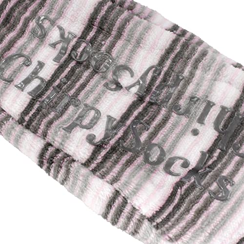 Image of BambooMN Women's Stripe Patterned Non-Slip Lined Travel Home Slippers - 2 Pairs
