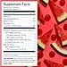 Wiley's Finest Vegan Omega-3 Gummies - Natural Sugar - Vegetarian DHA, ALA & SDA - Gluten Free - Watermelon Flavor, 60 Gummies