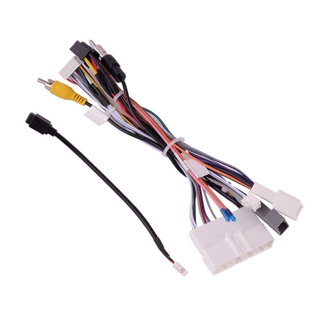 [Piezas de automóvil] Arnés de cableado ISO Conector de Radio de Coche Adaptador de Cable de Enchufe de 16 Pines Apto para Nissan [Fácil de reemplazar]