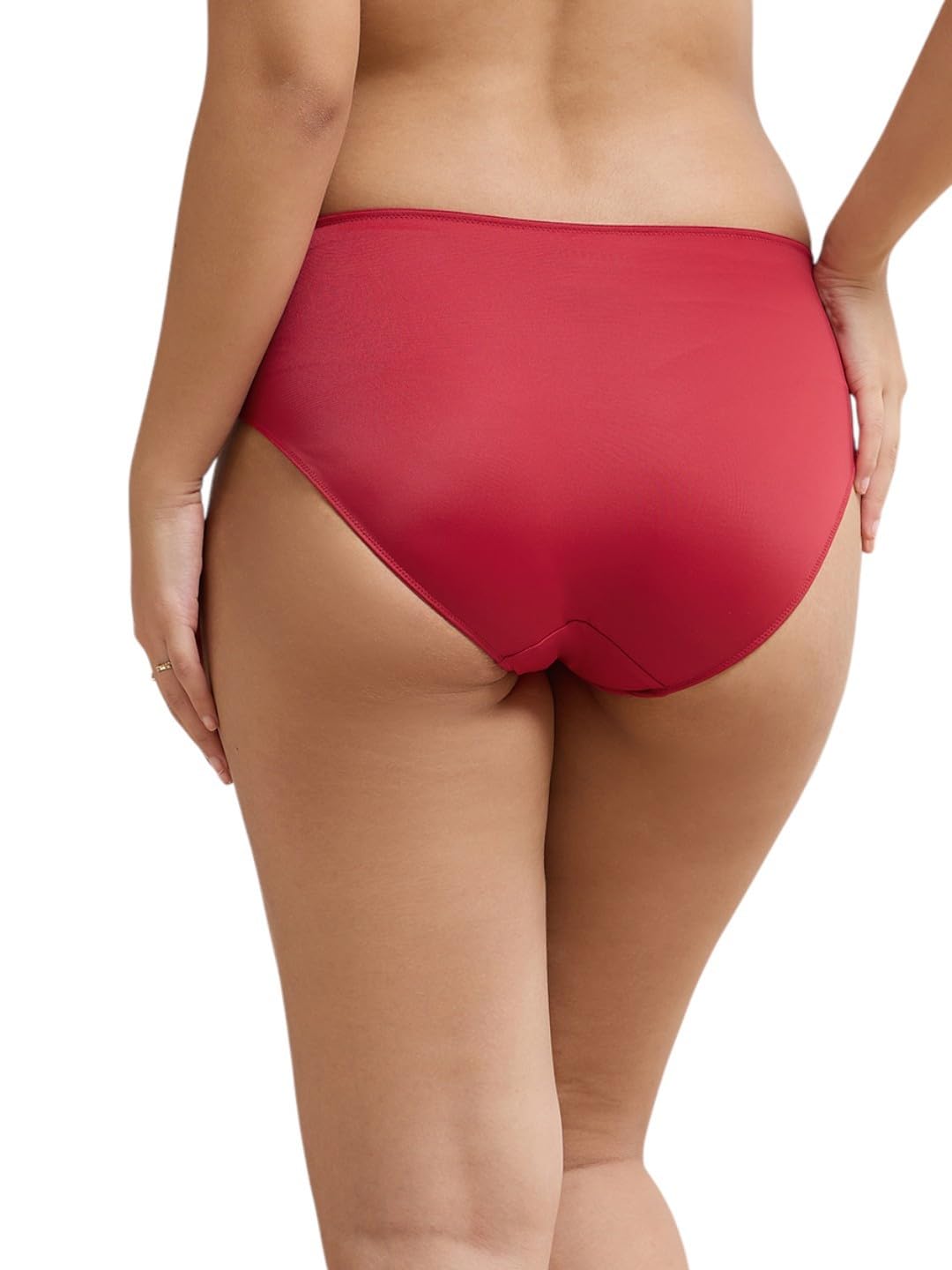 Solid Low Rise Three-Fourth Coverage Bikini Panty-image-17