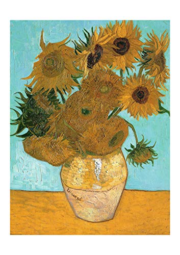 Toile Tournesols Van Gogh édition mate encadrée de taille moyenne