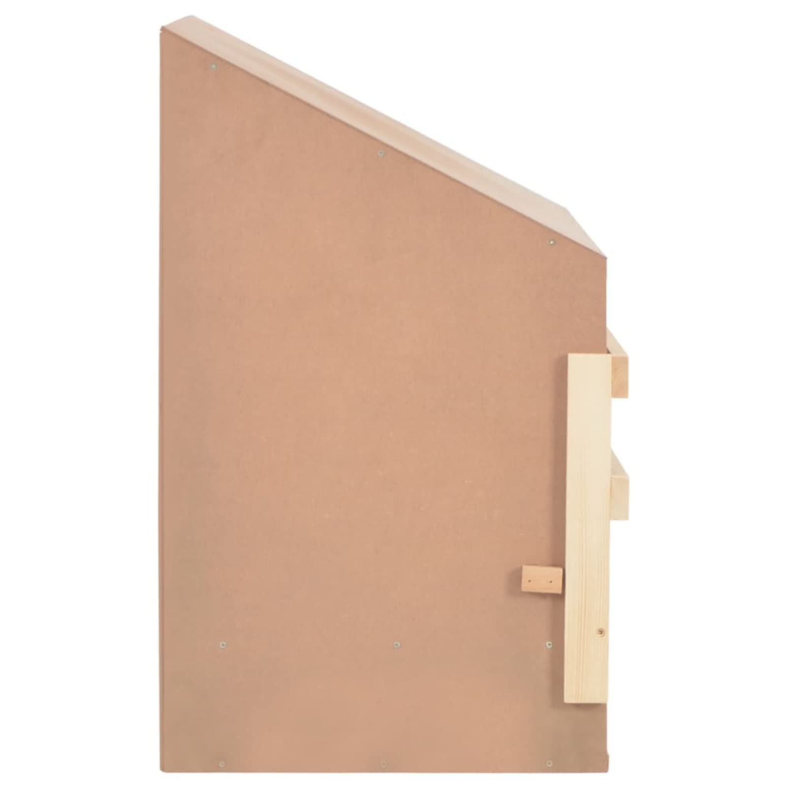 JUDYY Casetta Cova per Galline 3 Scomparti 93x40x65cm Legno di Pino,Casetta Cova per Galline,Pollaio per Galline-170655