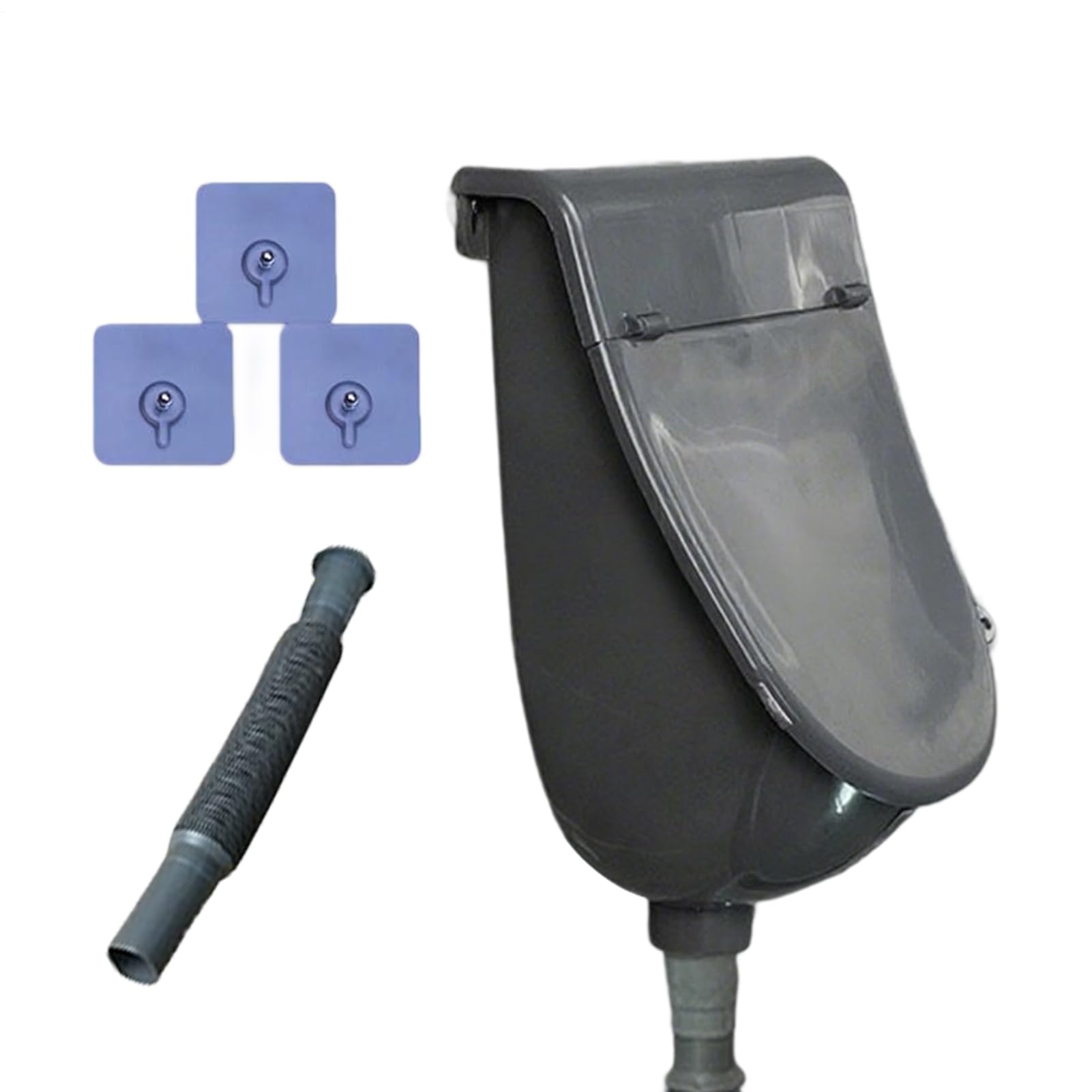 Urinarios De Pared Para Hombres Accesorios Para Inodoro Con Tapa | Urinario De Garaje Para Montar En Pared Para Hombres Esposos Padres Hogar Patio Autocaravana Dormitorio Camping Jardín
