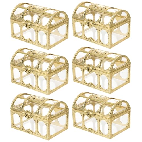 VANZACK �N���G�C�e�B�u�ȃg���W���[�`�F�X�g�^�L�����f�B�[�{�b�N�X ��e�ʃv���� �S�[���h �p�[�e�B�[��N���t�g�ɍœK�Ȏ��[�Z���^�[�s�[�X�����p 6�Z�b�g
