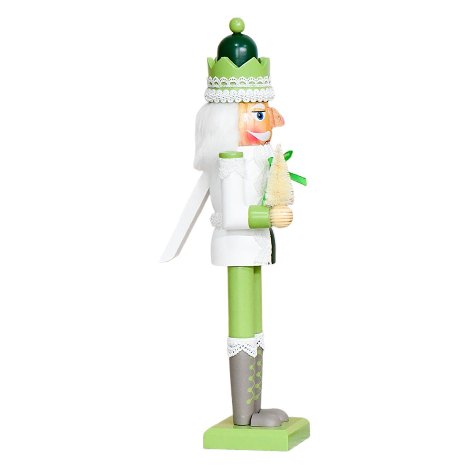 di Natale 38 cm in legno da collezione decorazione da tavolo