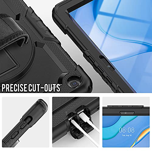 Komether Case For Huawei Matepad T10S 10.1"/ T10 9.7" With Stand [Screen Protector] Glass Rugged Protective Cover For Huawei Tablet Matepad T 10S 10 #TOP4