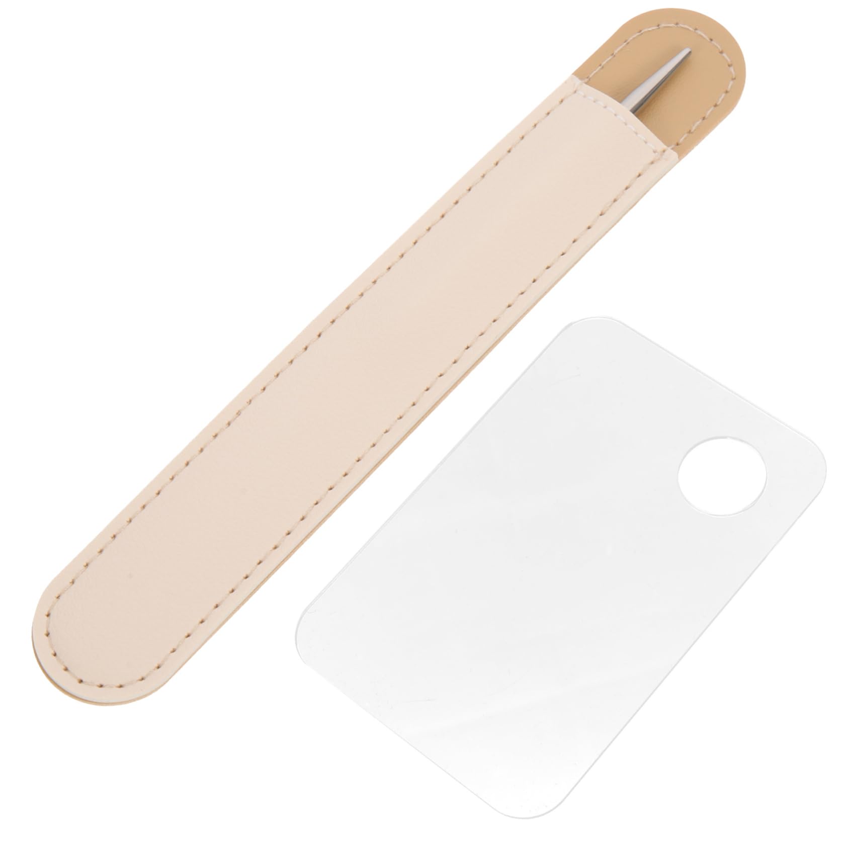 SOESFOUFU 2 Sets Professional Makeup Palette Set with Mixing Tray Spatula Perfect for Foundation Nail Art Home Use