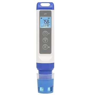 Water Tester, LCD Digital PH Meter -216pH Test Pen Waterproof Water Quality Detector High Precision PH ORP Temp Tester For Pool Aquarium