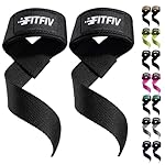 Lifting Straps for Weightlifting, Lifting Wrist Straps for Gym Strength Training, Neoprene-padded Wrist Cushion - Men & Women