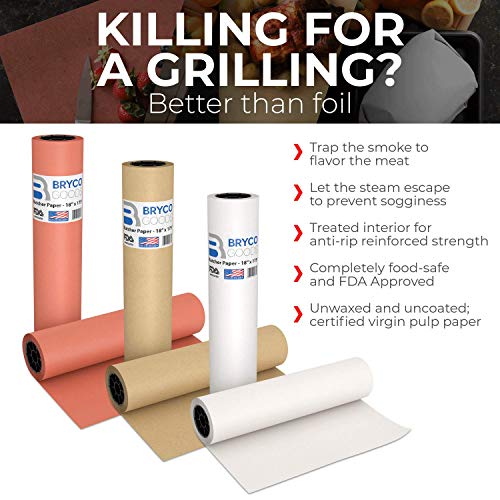 Pink Kraft Butcher Paper Roll - Image 4