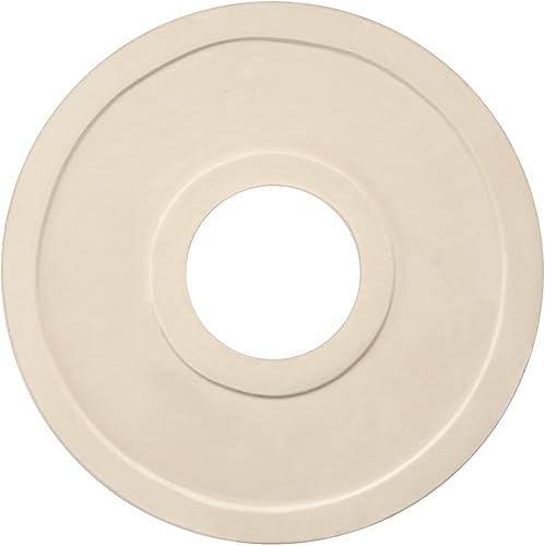 Miniatura 8 de EIFHYT Medallones de techo de poliuretano negro mate para lámparas y ventiladores de techo, 12-14 pulgadas de diámetro x 4 pulgadas de diámetro x 1