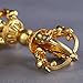 ZCBYBT Pure Copper Tibetan Hand Bell, Nepalese Craftsmanship Meditation Hand Bell Meditation and Prayer Bell Dorje Vajra