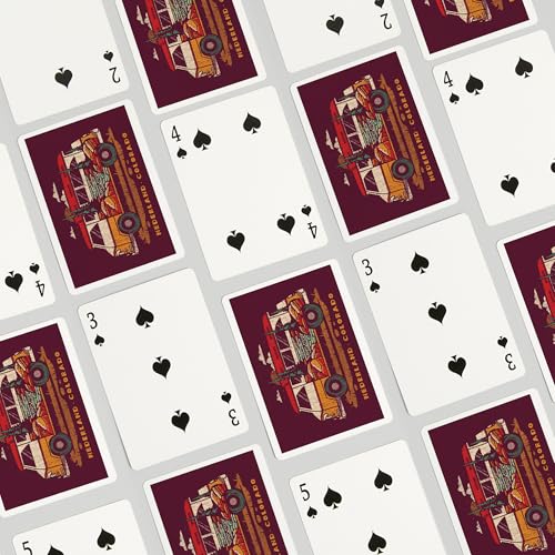 Baraja Poker Lantern Press LP Camper Van 52 Cartas miniatura 4