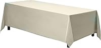 Vista 77 de Gee Di Moda - Mantel rectangular de 60 x 84 pulgadas – Mantel rectangular de poliéster lavable para mesa de 5 pies