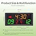 Portable Digital Scoreboard With Tripod,Multiple Sport Electronic Scoreboard with LED Display,Batter Powered Score Keeper with Remote Control for Baseketball/Football/Cornhole/Indoor & Outdoor
