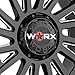 Ion Alloy 171 Black Wheel with Machined Lip (17x9