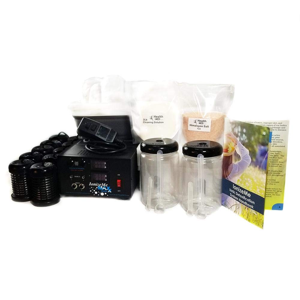 HEALTHandMED - IonizeMe Maxx Dual Ionic Foot Bath Detox Machine & Detox Foot Spa System | 21.0 Volts