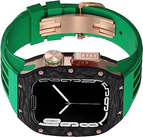 Boîtier en carbone et titane pour Apple Watch 45mm | L'élégance sport