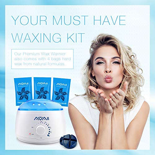 Home Waxing Warmer Kit, AVAII Hair Removal Brazilian Bikini Hard Wax