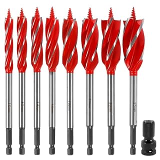 LYIYEYAN 8Pcs Wood Auger Drill Bit Set