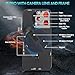 AGCUT for iPhone 15 Pro Back Glass Replacement for iPhone 15 Pro Rear Back Glass with Wireless Charging Flex Cable+Flashlight +Microphone+Camera Frame All Parts (Back Titanium)