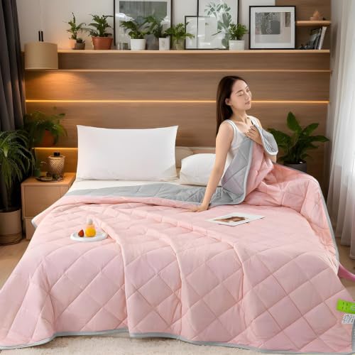 Couverture légère d'été respirante pour nuits chaudes lit et canapé