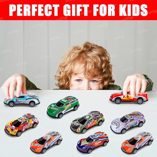 Image of Zest 4 Toyz Diecast Cars Metal Cars for Kids Toys (Pack of 10) Diecast Model Car Pull Back Toy Car Toy Vehicle for Kids Toys for 2-5 Years Boys and Girls - Multicolor