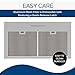 Broan-NuTone EW4836SS Stainless Steel LED, 400 36-inch Wall-Mount Convertible Chimney-Style Pyramidal Range Hood with 3-Speed Exhaust Fan and Light, 460 Max Blower CFM