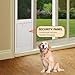 FAMIGRO Dog Door for Sliding Glass Door Insert, Height Adjustable from 44